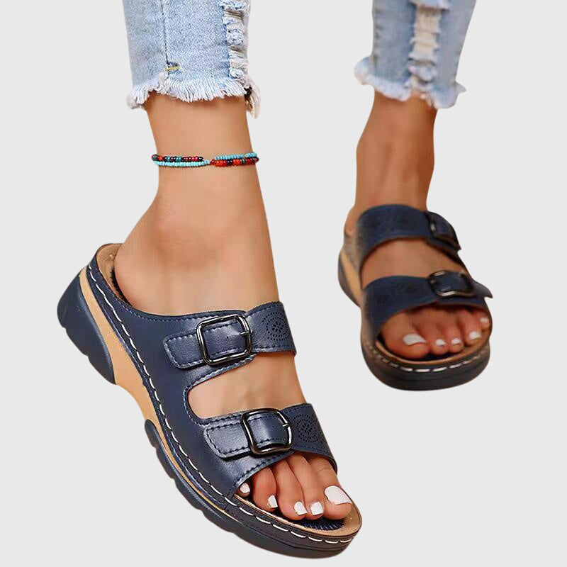 Olivia™ | Orthopedic Leather Sandals