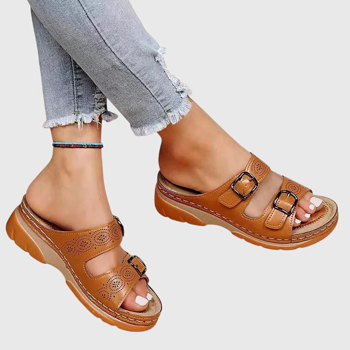 Olivia™ | Orthopedic Leather Sandals